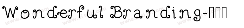 Wonderful Branding字体转换